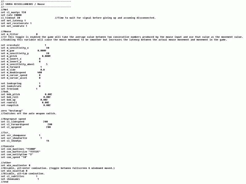 Autoexec Miscellaneous