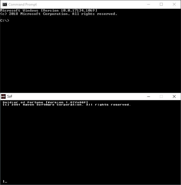 SoF client executable - Command Line Interface (only)